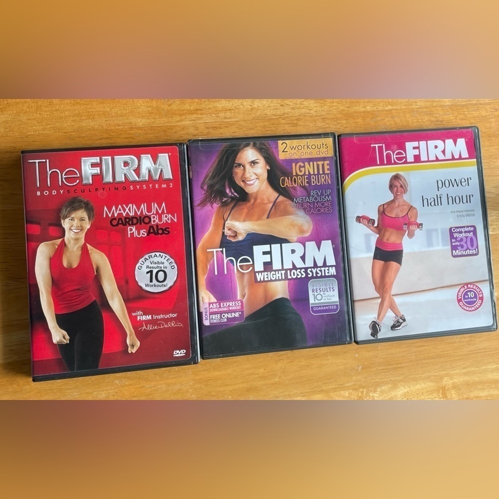 Set of 3 “The Firm” Workout DVDs